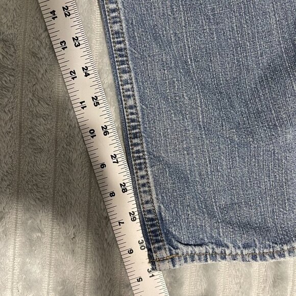 VTG Tommy Hilfiger Jeans Y2K Mens 36 Straight Relaxed Blue Denim Mexico 35x31 - Picture 5 of 9